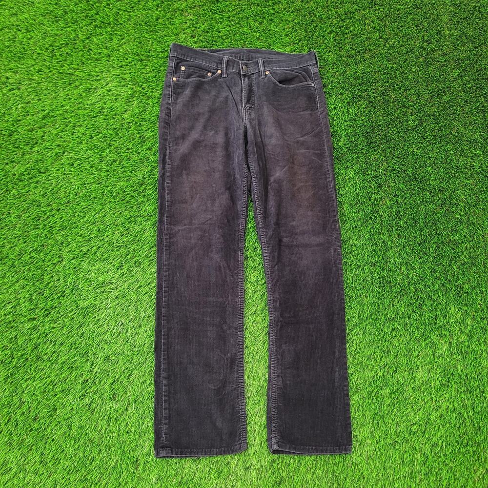 LEVIS 514 Corduroy Pants 32x34 Straight White-Tab